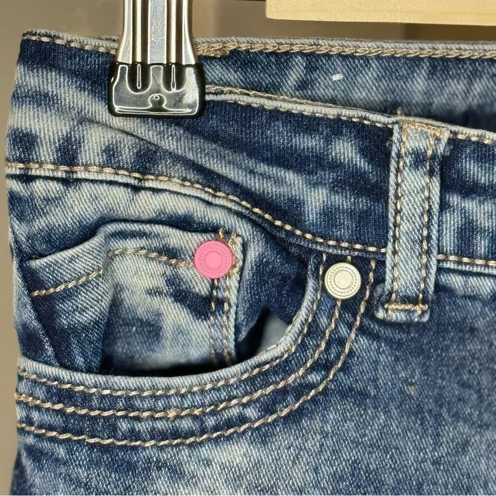 Almost Famous Kids Blue Patchwork Jeans